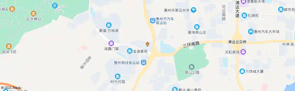 惠州金辉新苑_公交站地图_惠州公交_妙搜公交查询2025