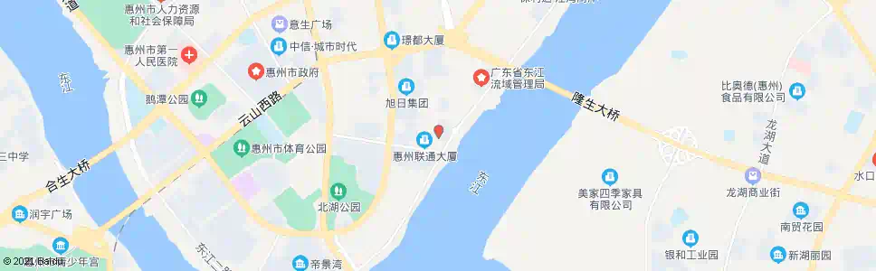 惠州广电大楼_公交站地图_惠州公交_妙搜公交查询2025