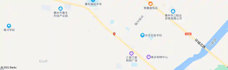 惠州富康路口_公交站地图_惠州公交_妙搜公交查询2025