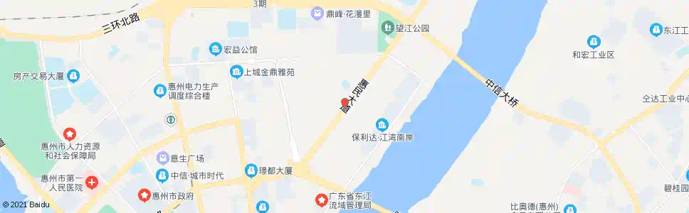 惠州望江市场_公交站地图_惠州公交_妙搜公交查询2025