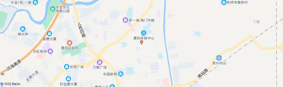 惠州叶挺路口西_公交站地图_惠州公交_妙搜公交查询2025