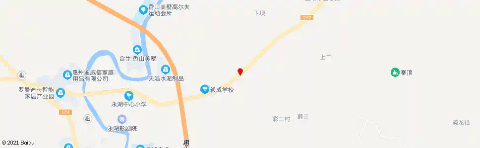 惠州彩二村_公交站地图_惠州公交_妙搜公交查询2025