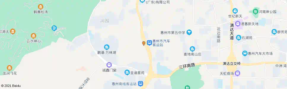 惠州华南城交易中心_公交站地图_惠州公交_妙搜公交查询2025