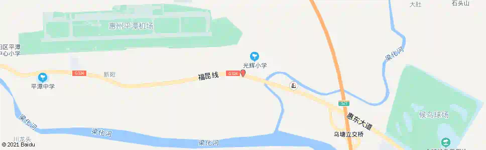 惠州乌塘路口_公交站地图_惠州公交_妙搜公交查询2025