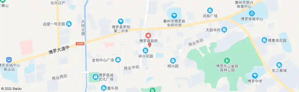 惠州休闲广场南_公交站地图_惠州公交_妙搜公交查询2025