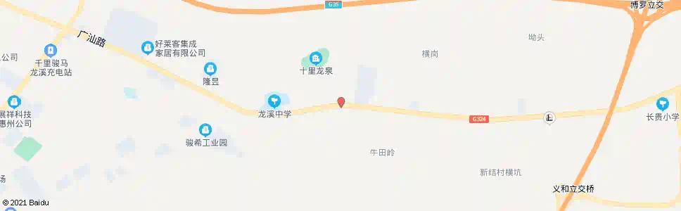 惠州新结道班_公交站地图_惠州公交_妙搜公交查询2025