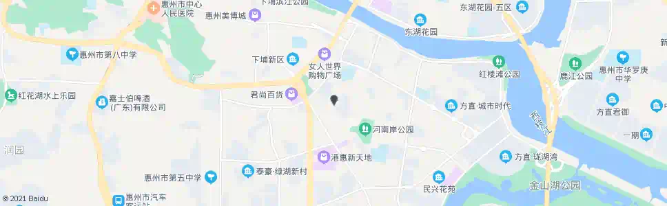 惠州河南岸医院_公交站地图_惠州公交_妙搜公交查询2025