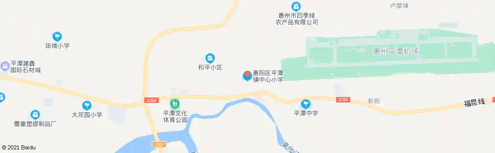 惠州平湖中心小学_公交站地图_惠州公交_妙搜公交查询2025