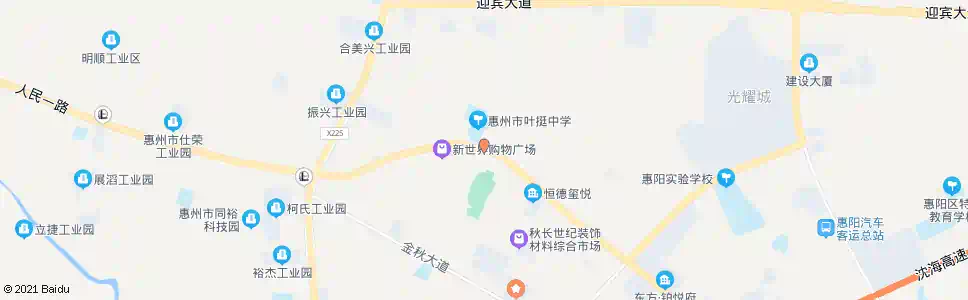 惠州秋长派出所_公交站地图_惠州公交_妙搜公交查询2025