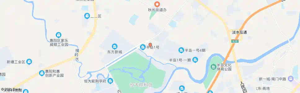 惠州半岛一号三期_公交站地图_惠州公交_妙搜公交查询2025