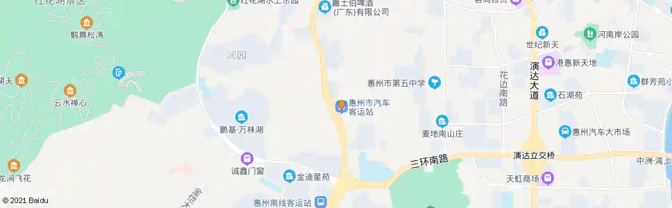 惠州惠州汽车站_公交站地图_惠州公交_妙搜公交查询2025