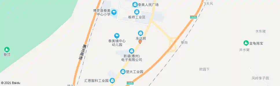 惠州统实工业园_公交站地图_惠州公交_妙搜公交查询2025