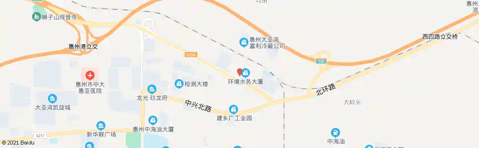 惠州海油大厦_公交站地图_惠州公交_妙搜公交查询2025