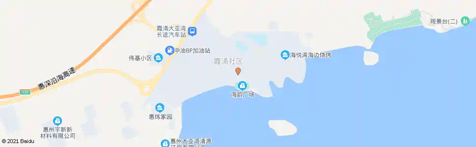 惠州霞涌街道办_公交站地图_惠州公交_妙搜公交查询2025