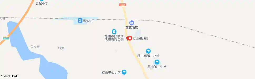 惠州稔山镇政府_公交站地图_惠州公交_妙搜公交查询2025