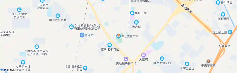 惠州陈江广场_公交站地图_惠州公交_妙搜公交查询2025