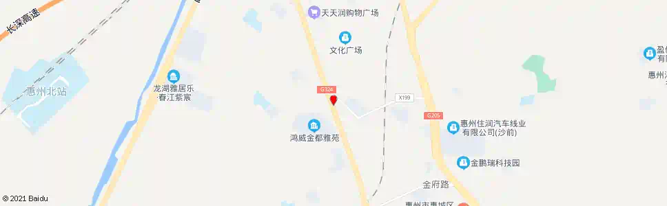 惠州三棵树公园_公交站地图_惠州公交_妙搜公交查询2025