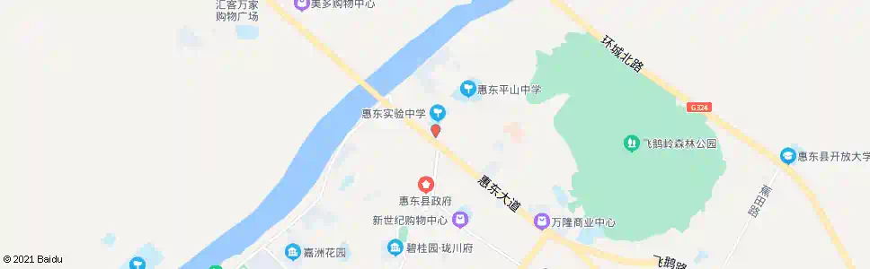 惠州华苑酒店_公交站地图_惠州公交_妙搜公交查询2025