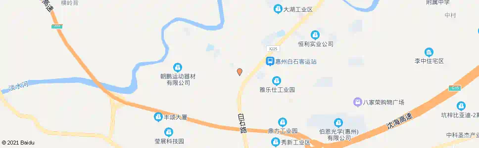惠州农产品物流配送中心_公交站地图_惠州公交_妙搜公交查询2025