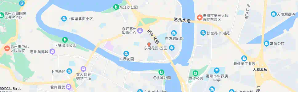 惠州东湖六街_公交站地图_惠州公交_妙搜公交查询2025