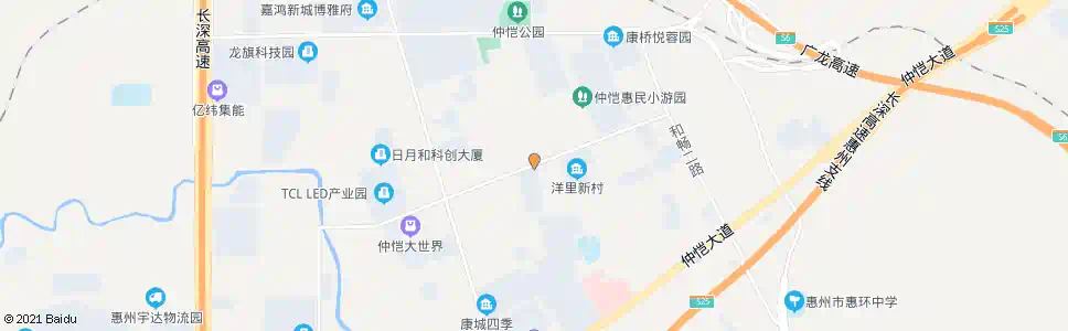 惠州洋里村_公交站地图_惠州公交_妙搜公交查询2025
