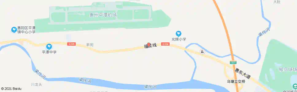 惠州姚屋墩_公交站地图_惠州公交_妙搜公交查询2025
