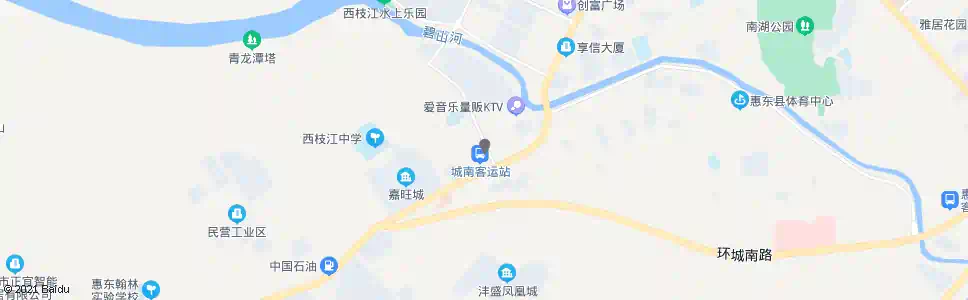 惠州城南客运站_公交站地图_惠州公交_妙搜公交查询2025