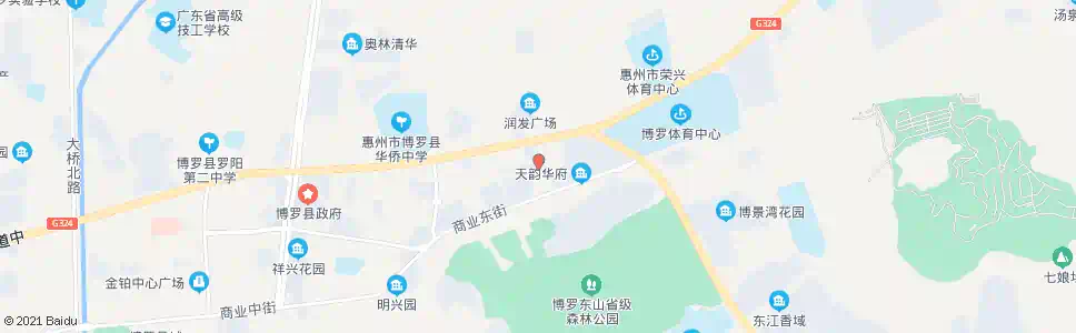 惠州擎峰花园(罗阳医院)_公交站地图_惠州公交_妙搜公交查询2025