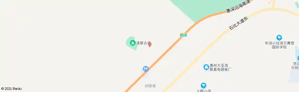 惠州清泉古寺_公交站地图_惠州公交_妙搜公交查询2025