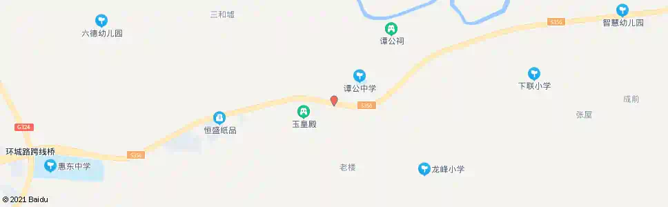 惠州谭公村路口_公交站地图_惠州公交_妙搜公交查询2025