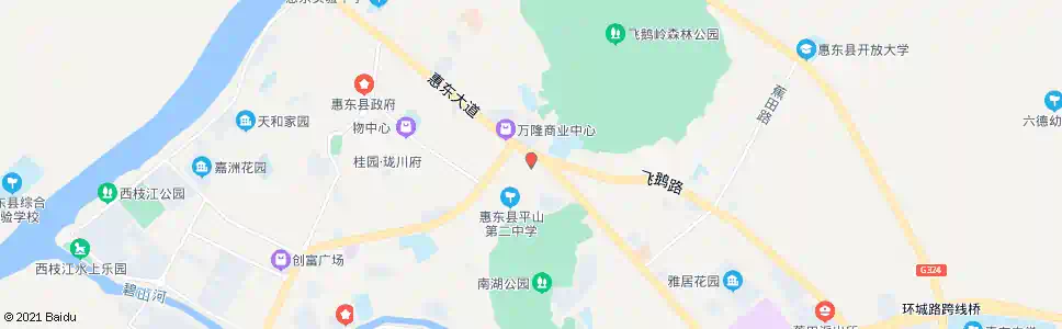 惠州新兴花园_公交站地图_惠州公交_妙搜公交查询2025
