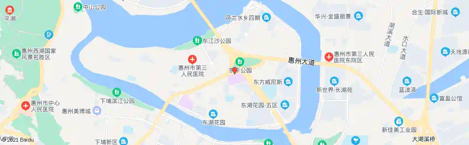 惠州东平公园_公交站地图_惠州公交_妙搜公交查询2025