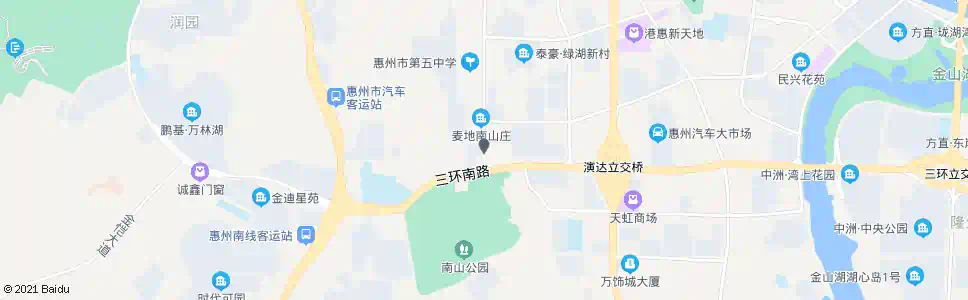 惠州麦地南路路口_公交站地图_惠州公交_妙搜公交查询2025
