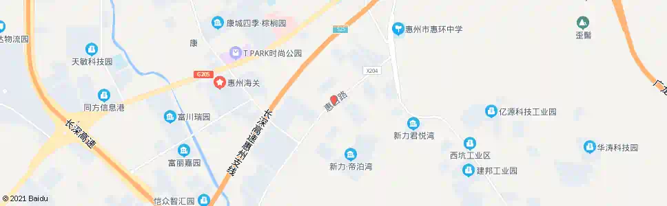 惠州惠台工业区_公交站地图_惠州公交_妙搜公交查询2025