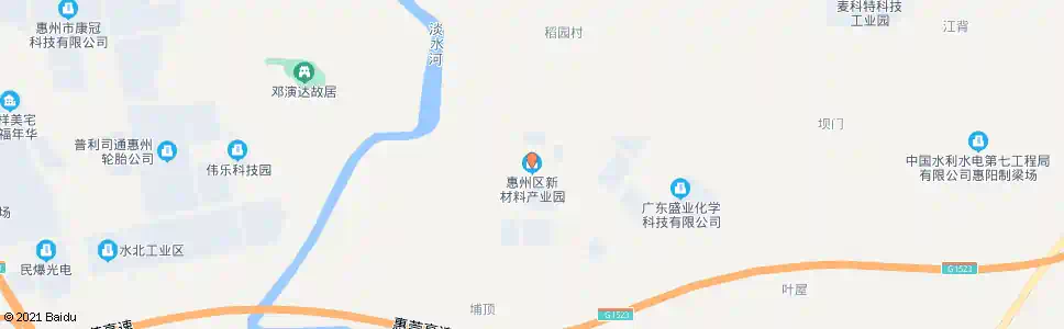 惠州鸿海精细化工基地_公交站地图_惠州公交_妙搜公交查询2025
