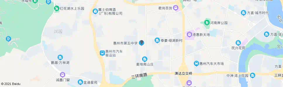 惠州五育学校_公交站地图_惠州公交_妙搜公交查询2025