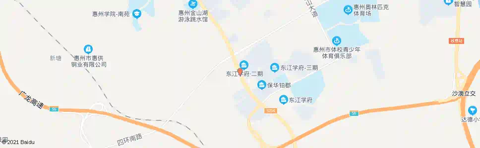 惠州四环路口_公交站地图_惠州公交_妙搜公交查询2025