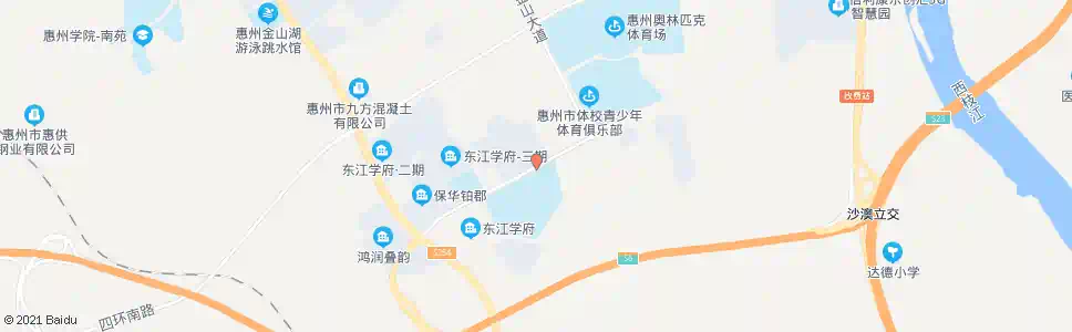 惠州新一中路口_公交站地图_惠州公交_妙搜公交查询2025