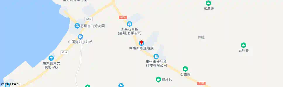 惠州中惠玻璃厂_公交站地图_惠州公交_妙搜公交查询2025