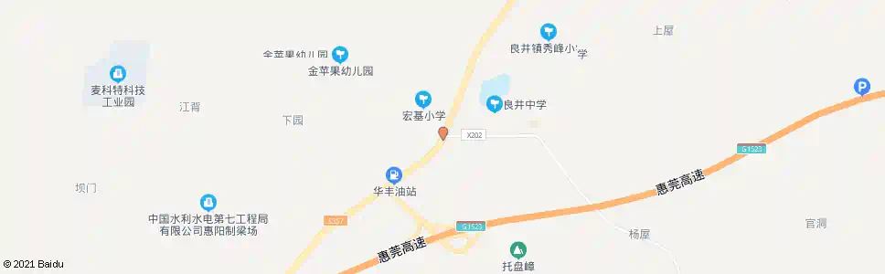惠州良井派出所_公交站地图_惠州公交_妙搜公交查询2025