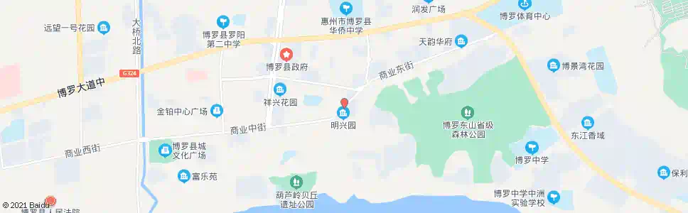 惠州置信花园_公交站地图_惠州公交_妙搜公交查询2025