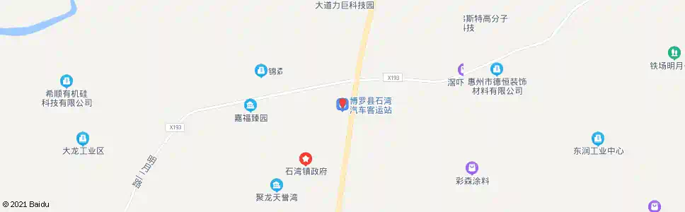惠州石湾汽车站_公交站地图_惠州公交_妙搜公交查询2025