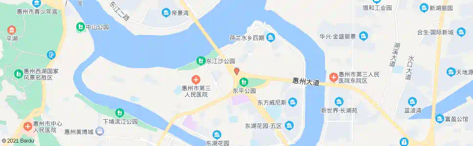 惠州东江大桥南_公交站地图_惠州公交_妙搜公交查询2025