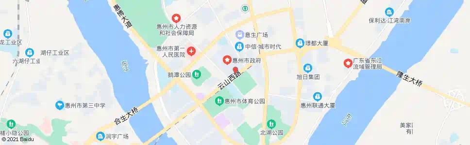 惠州东方新城东门_公交站地图_惠州公交_妙搜公交查询2025