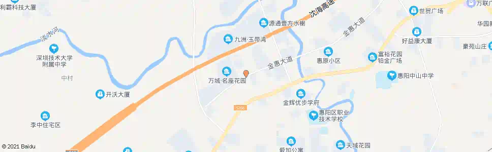 惠州万祥豪苑_公交站地图_惠州公交_妙搜公交查询2025