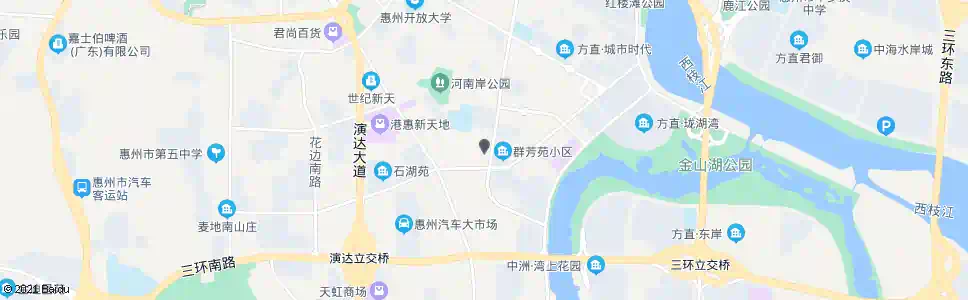 惠州广厦新苑_公交站地图_惠州公交_妙搜公交查询2025