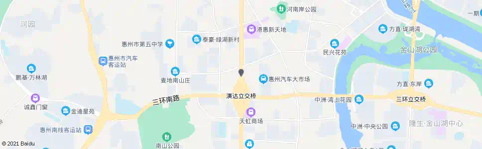 惠州教师新村_公交站地图_惠州公交_妙搜公交查询2025