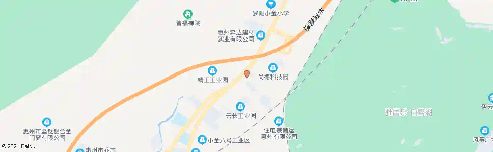 惠州金城派出所_公交站地图_惠州公交_妙搜公交查询2025