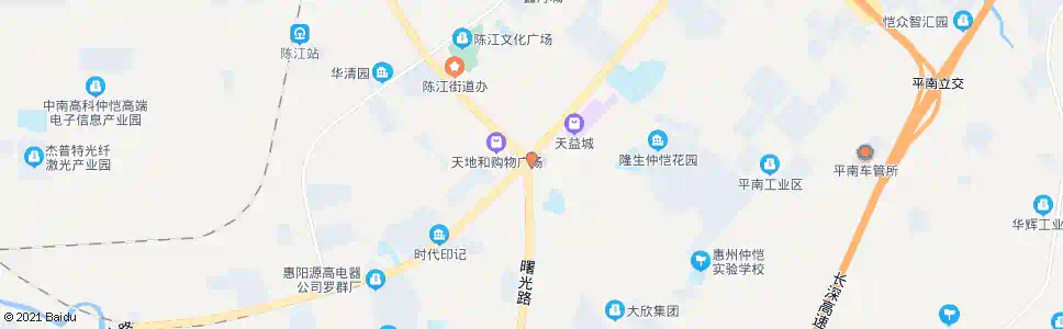 惠州陈江医院_公交站地图_惠州公交_妙搜公交查询2025