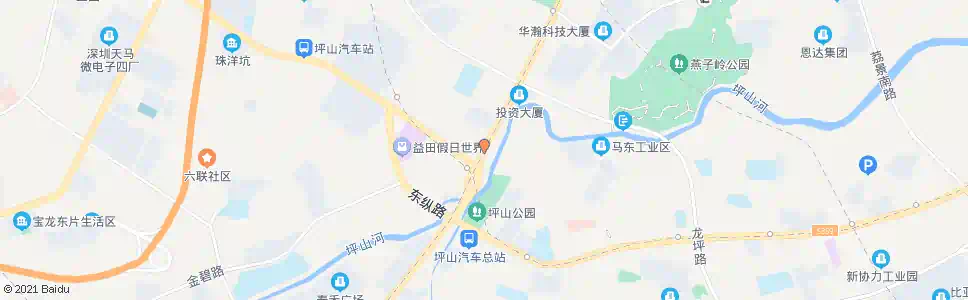 惠州坪山电子城(深圳)_公交站地图_惠州公交_妙搜公交查询2025